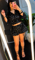Polka Top & Bubble Shorts